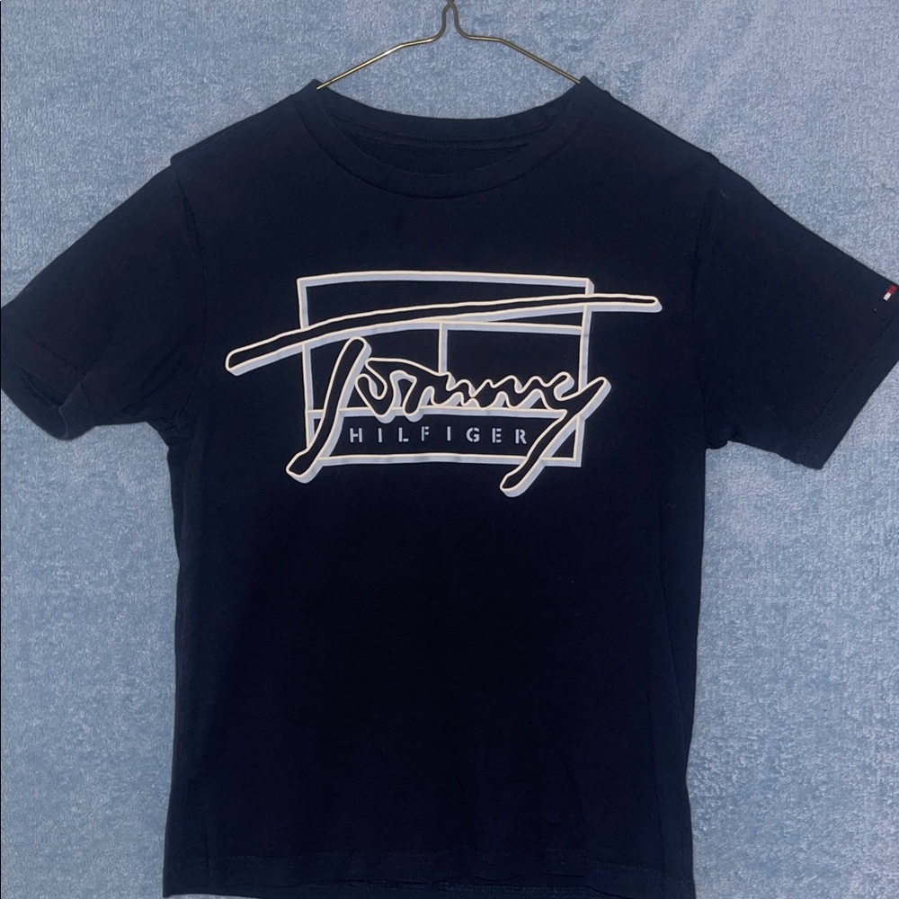 Tommy Hilfiger Kids Navy Tee with Logo